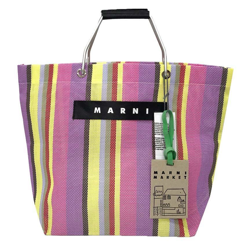極美品】MARNI MARKET マルニ マーケット ストライプ ショッピング