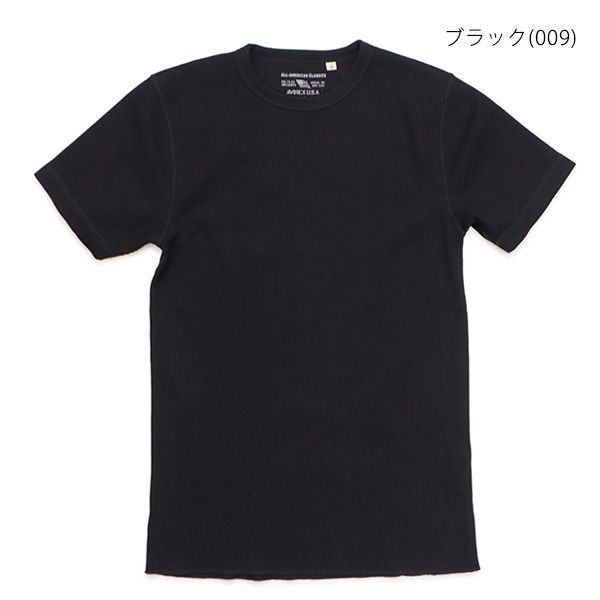 アヴィレックス AVIREX DAILY デイリー S S THERMAL 半袖 サーマル クルーネック Tシャツ 783-2934013 6123509 メンズ 無地 定番