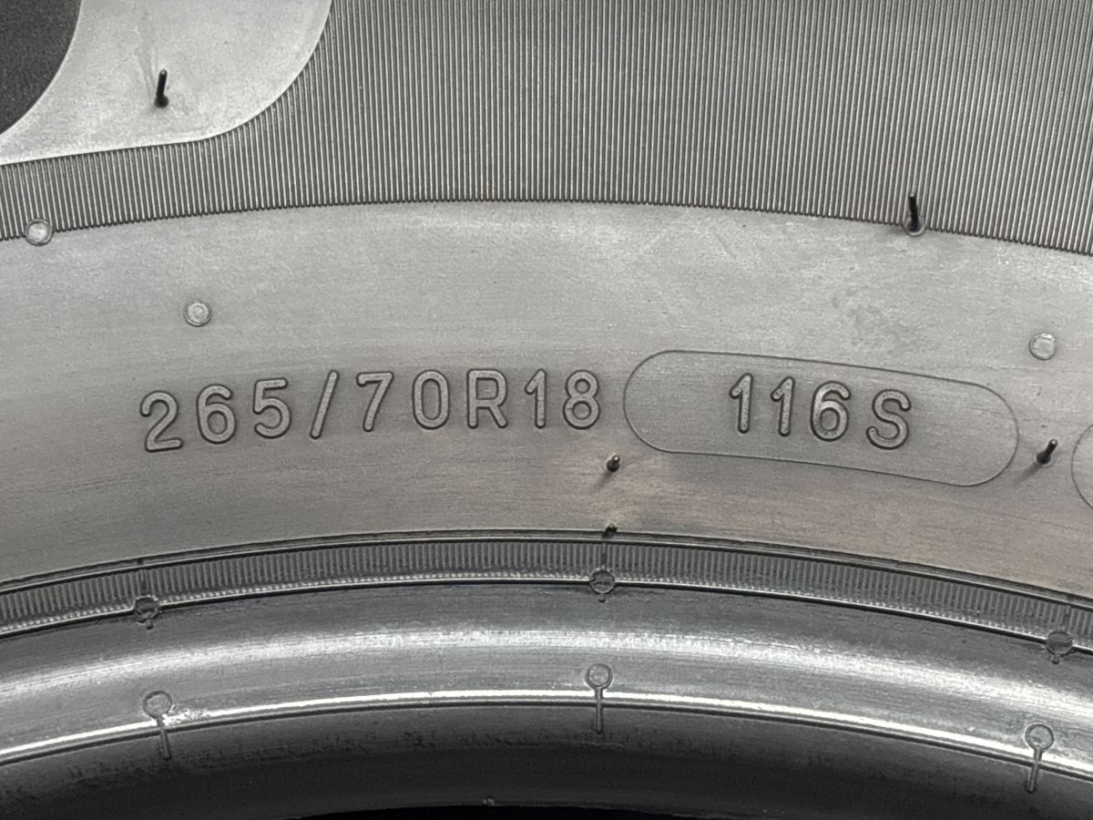 バリ溝】ミシュラン LTX TRAIL 265/70R18 4本 2024年製 