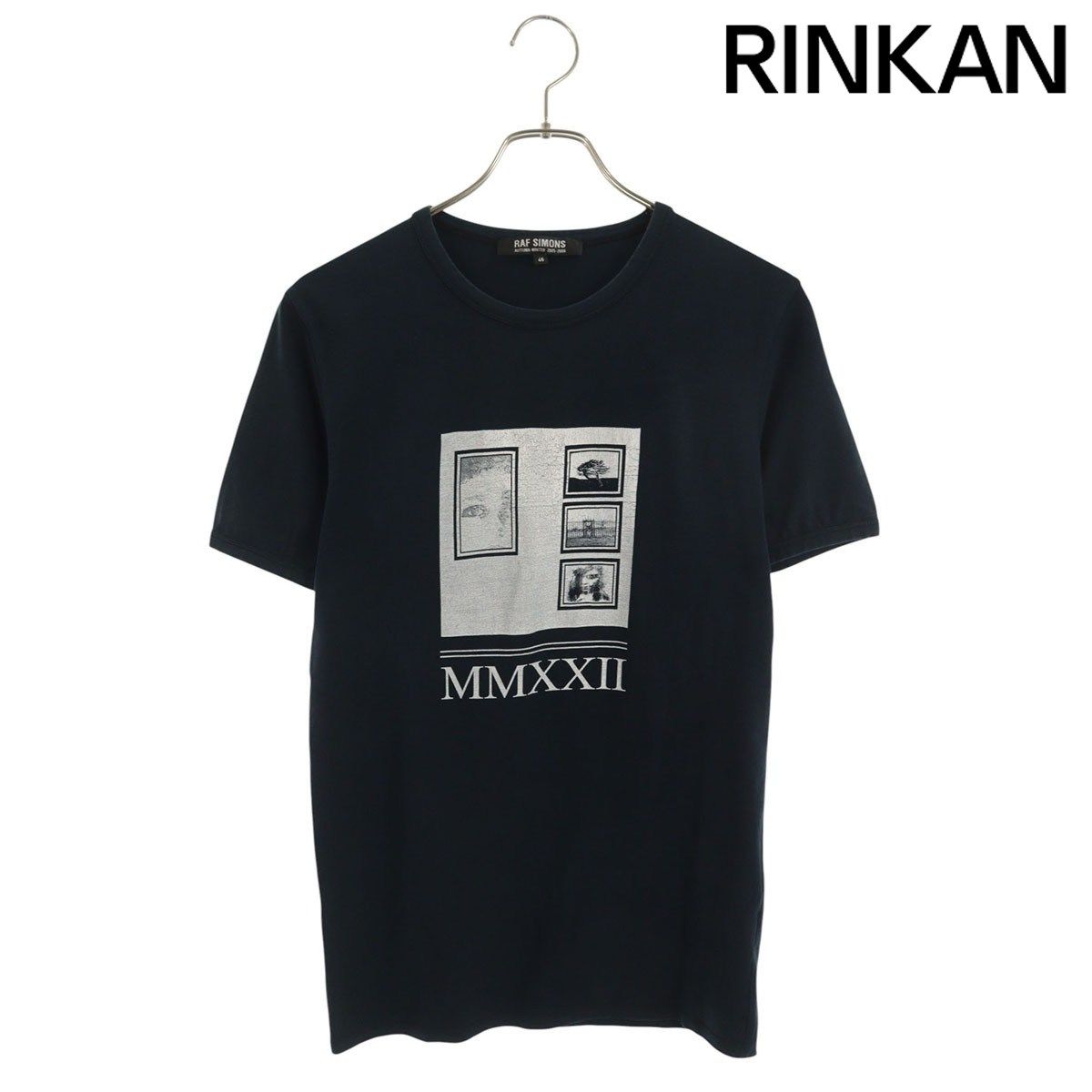 ★05AW RAF SIMONS ポルターガイスト期 Tシャツ 48 ラフシモンズ 05AW ポルターガイスト期 MMXXIIプリントTシャツ メンズ