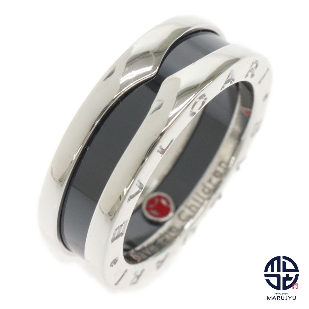 BVLGARI ブルガリ SILVER Ag925 シルバー ブラックセラミック ビー