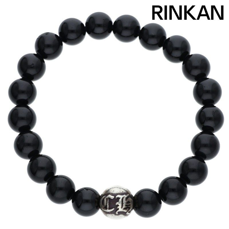 クロムハーツ 10mm BEAD/10mmビーズブレス BEAD10mmブラックトルマリン 