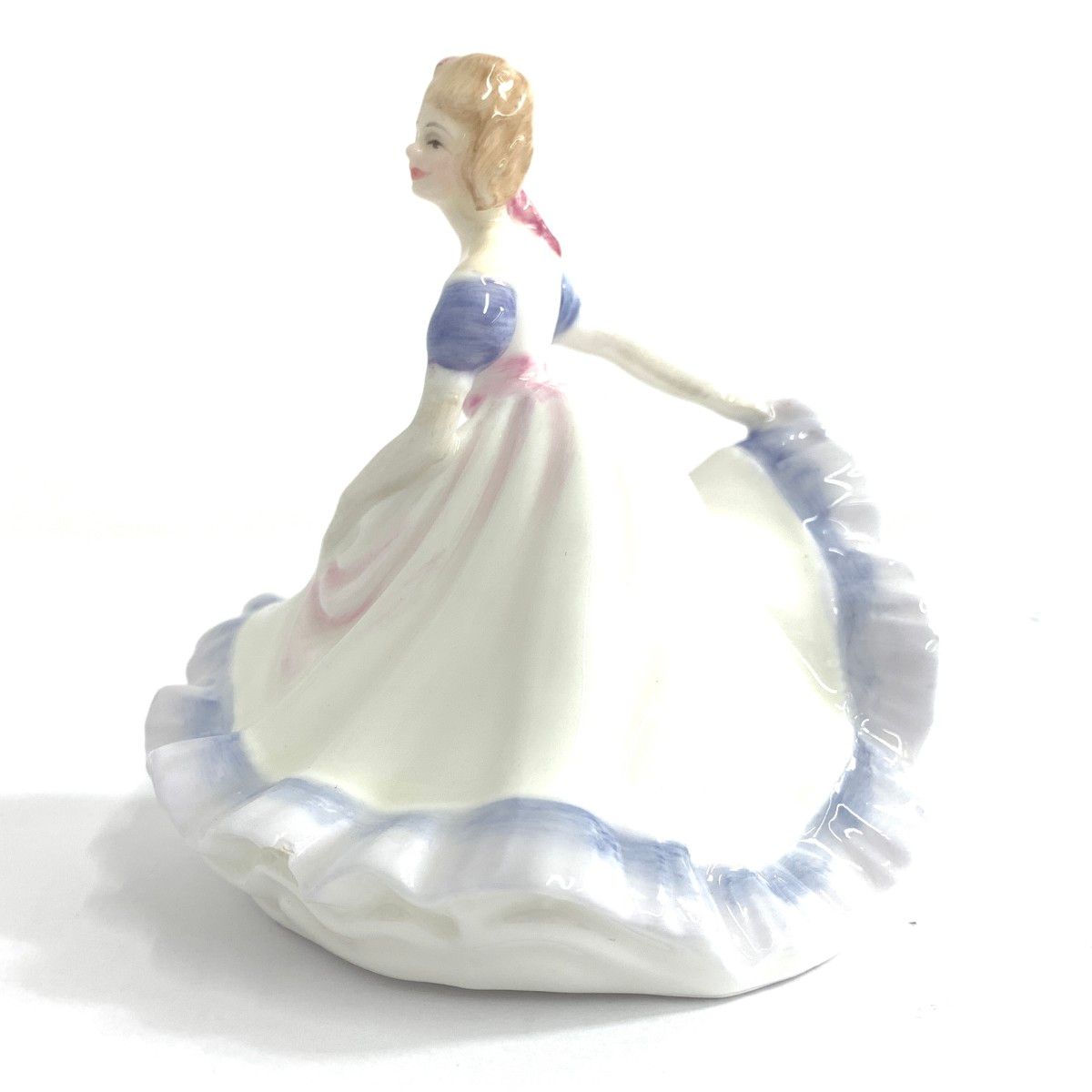 良好 Royal Doulton NINETTE ロイヤルドルトン 陶器人形 フィギュリン 