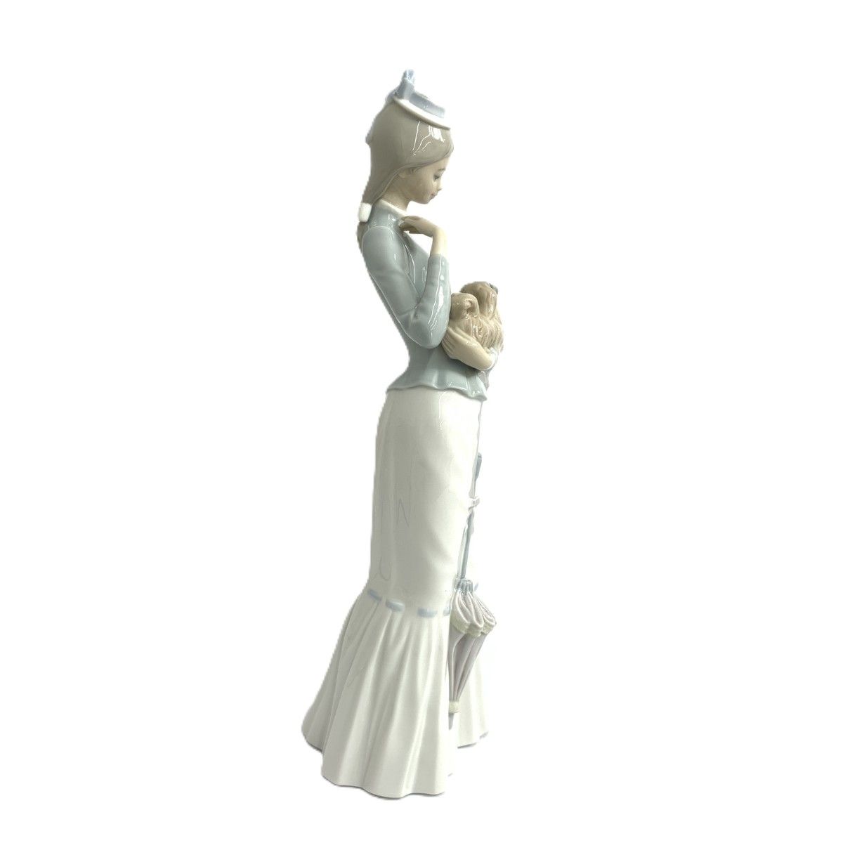 LLADRO リヤドロ フィギュリン/子犬を抱く貴婦人 4893 / 240001163306 