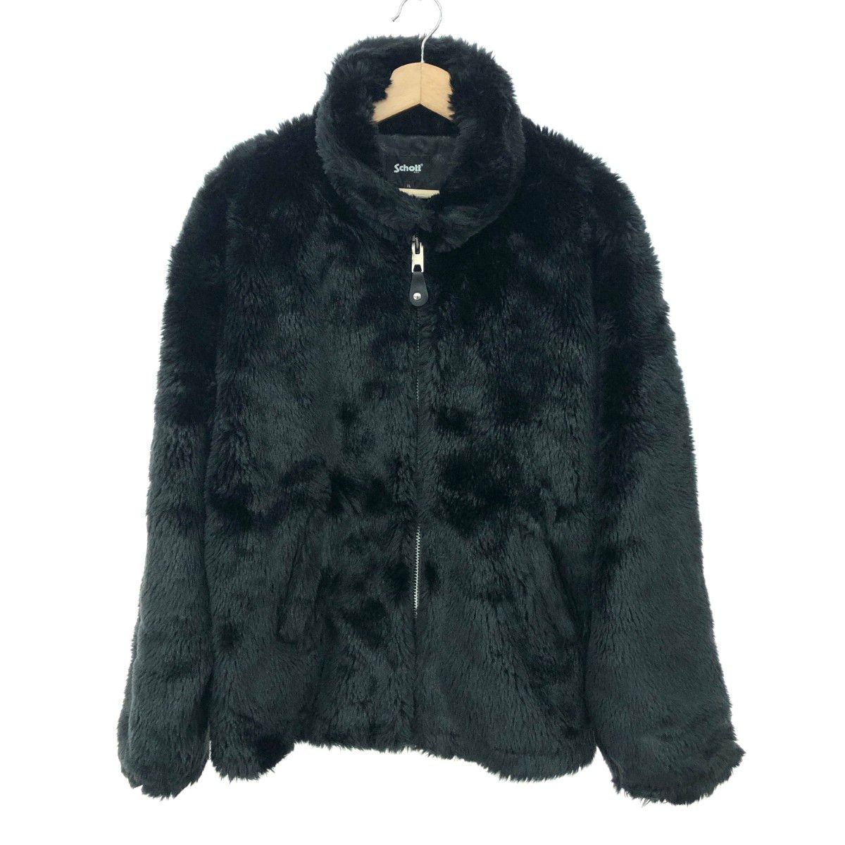 schott ショット ファーブルゾン サイズ:XL 782-3252013 ブラック 