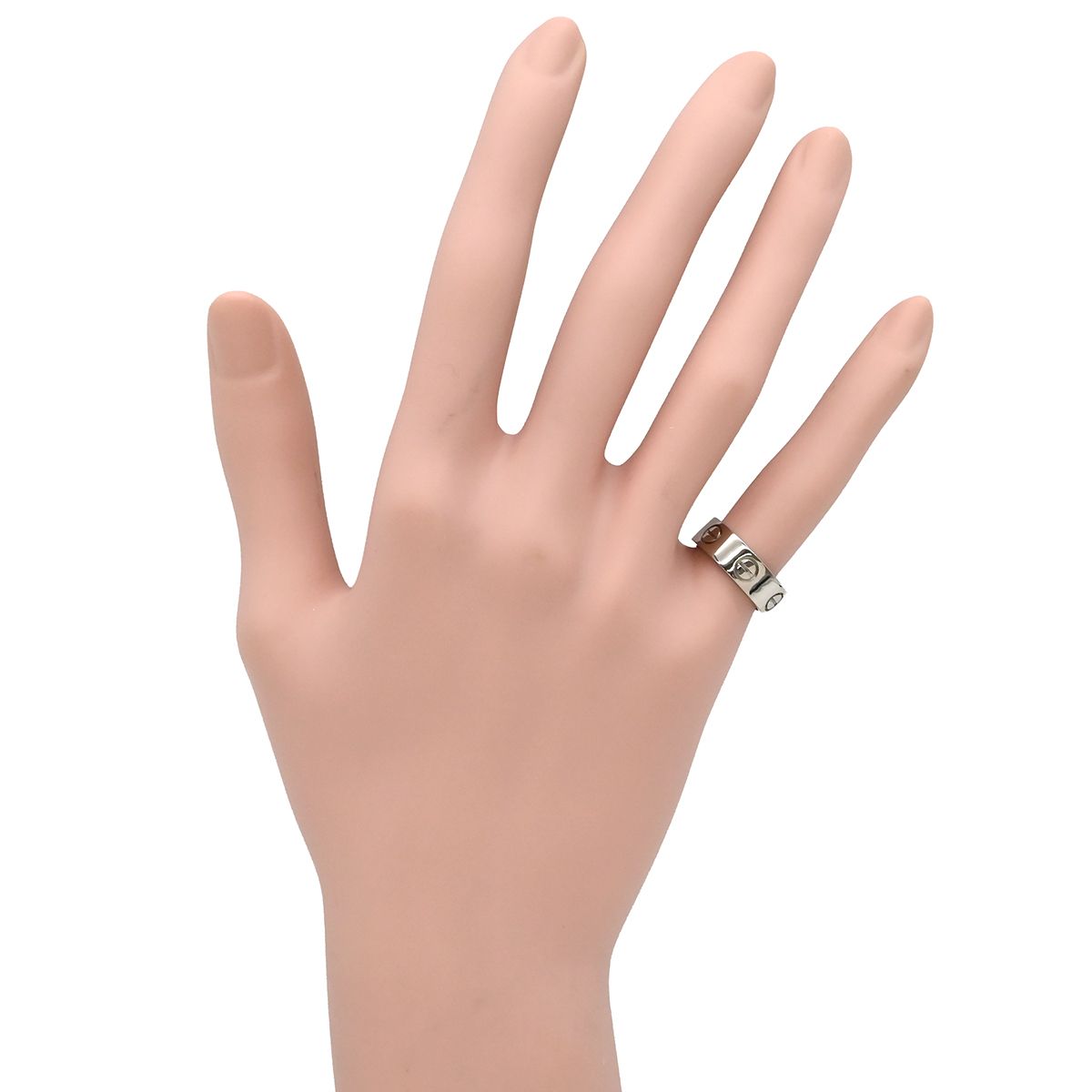 カルティエ Cartier リング 指輪 ラブリング ホワイトゴールド #47(JP7