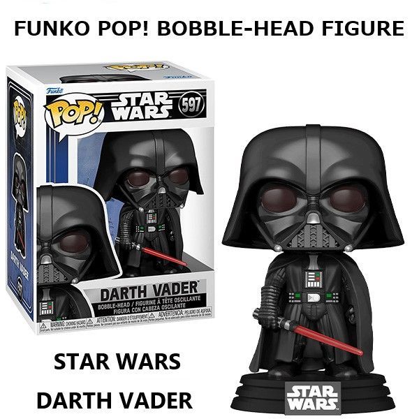 Funko Star Wars Darth Vader ボブルヘッド Amazon.com: Funko Darth Vader Star Wars Pop : Toys & Games