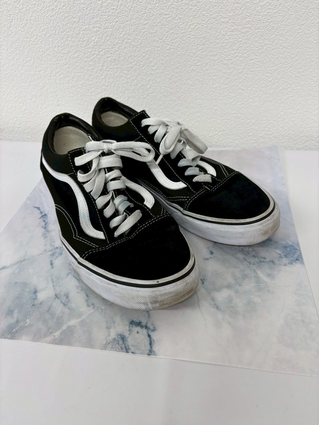 バンズ VANS オールドスクール OLD SKOOL ブラック ホワイト 27.0cm US9 スニーカー