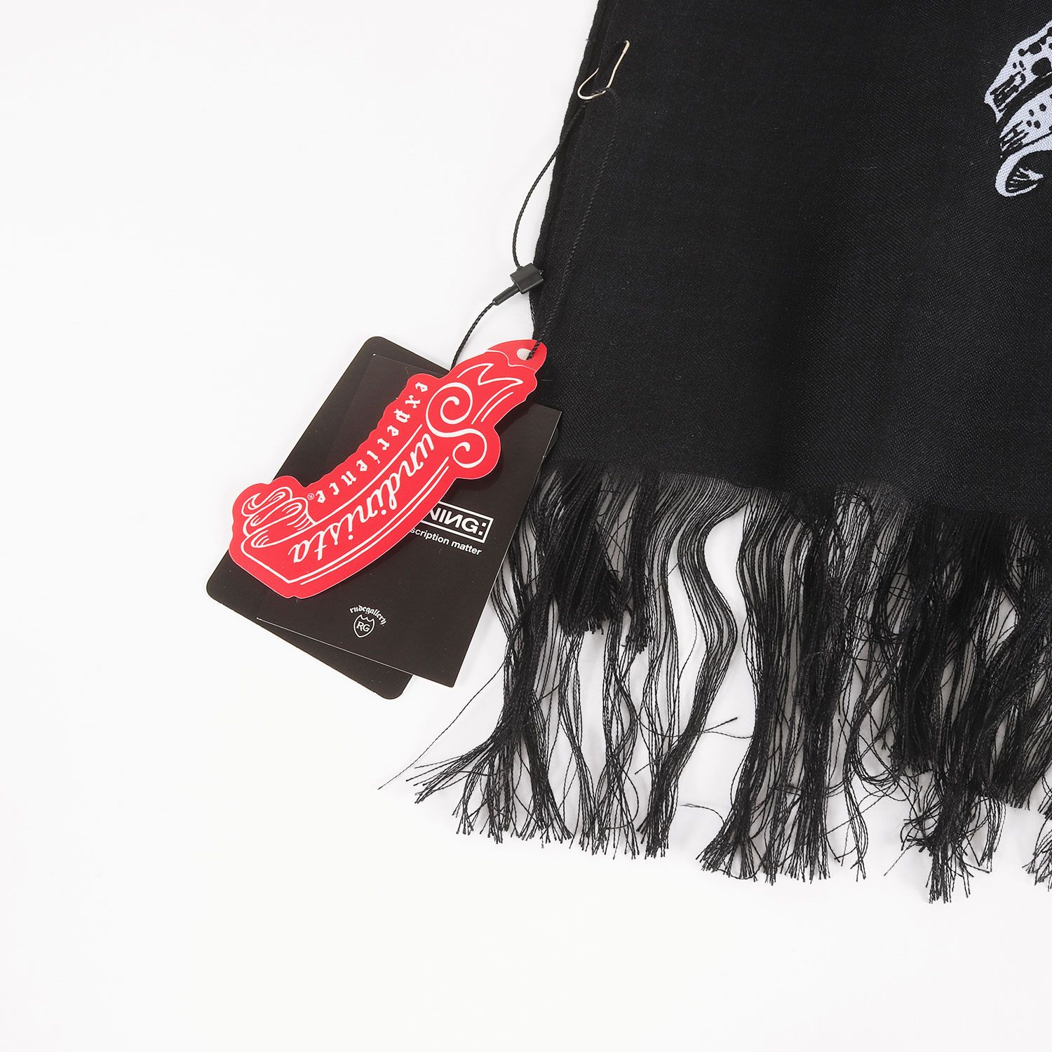 【新品】SUNDINISTA EXPERIENCE サンディニスタ エクスペリエンス | magical design スカル レーヨン / シルク ストール (DEDICATED STOLE) | ブラック 黒 | ブランド コラボ アイテム【メンズ】 新品】SUNDINISTA EXPERIENCE サンディニスタ エクスペリエンス