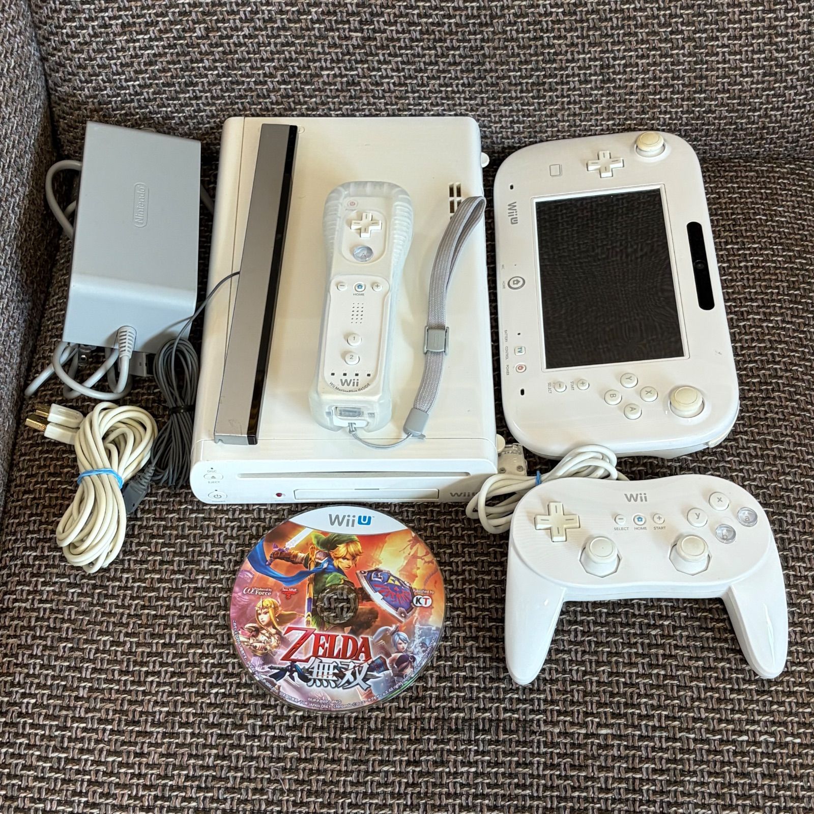 すぐ遊べる】Wii U 本体セット＋ゼルダ無双付き コントローラー 動作 