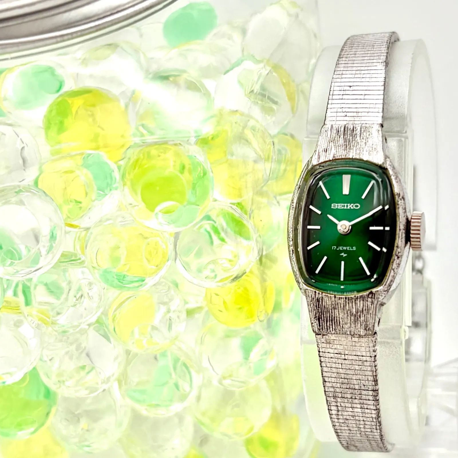 稼働】SEIKO セイコー 機械式 手巻き レディース 腕時計 シルバー 