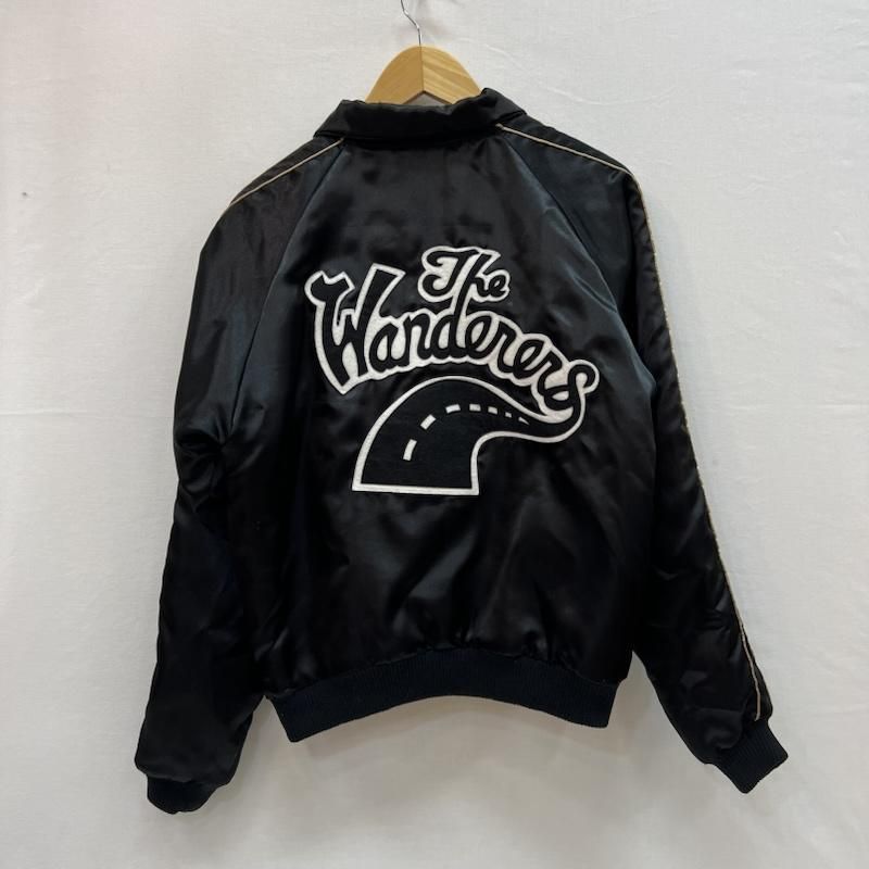 The Wanderers ワンダラーズ サテンジャケット スカジャン 黒 M The Wanderers ワンダラーズ サテンジャケット スカジャン 黒 M - メルカリ