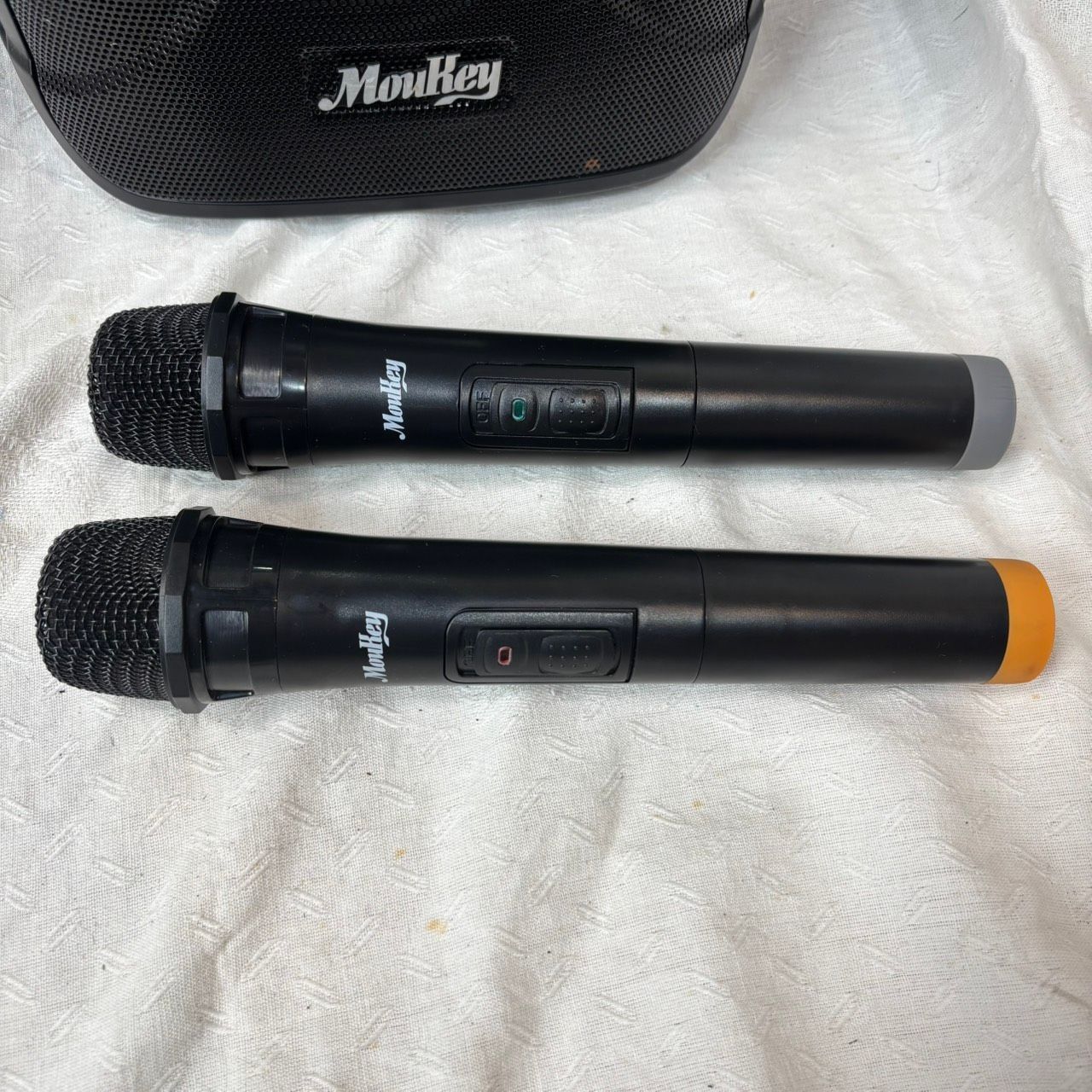 450 ジャンク MouKey MPS3 ワイヤレスマイク2本付き ポータブルPA