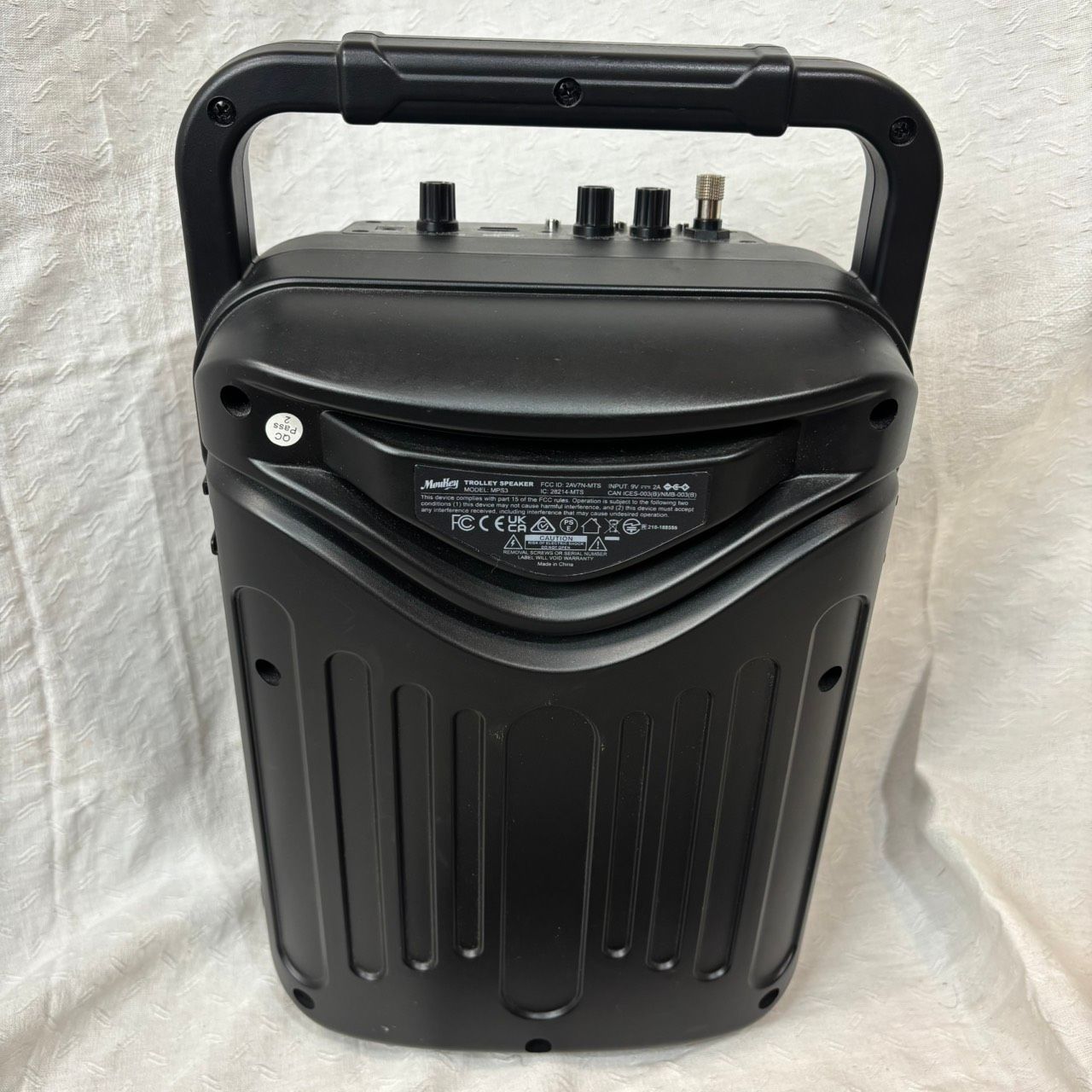 450 ジャンク MouKey MPS3 ワイヤレスマイク2本付き ポータブルPA