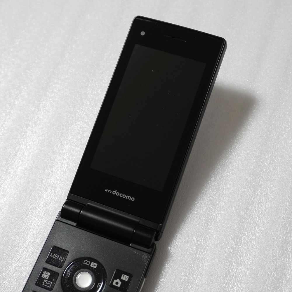 docomo N-03D ブラック ガラケー レトロゲーム搭載 - メルカリ