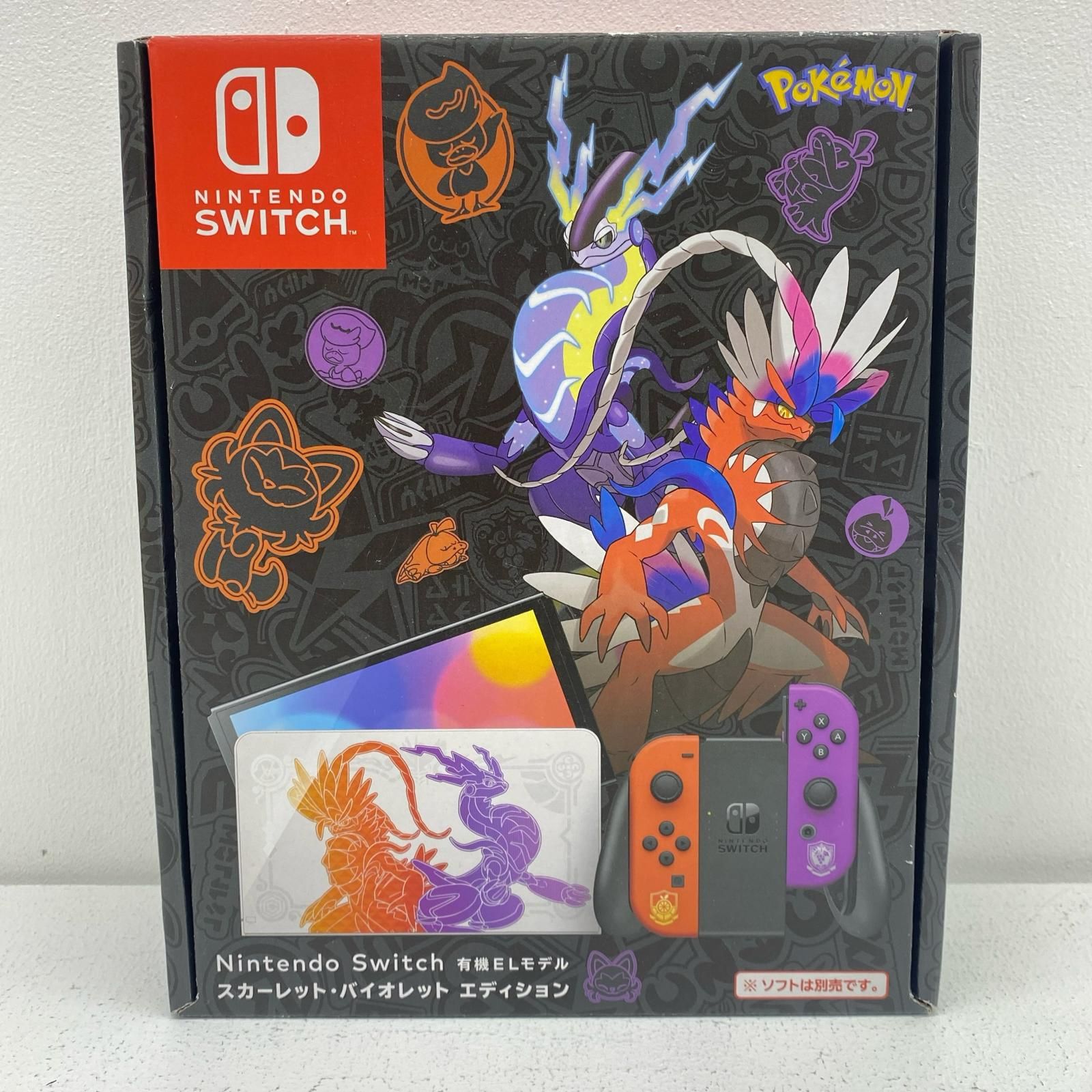 【物流センター】 中古  | 任天堂 ゲームハード 有機EL Nintendo Switch スカーレット・バイオレットモデル 【649】 物流センター】 中古 | 任天堂 ゲームハード 有機EL Nintendo Switch