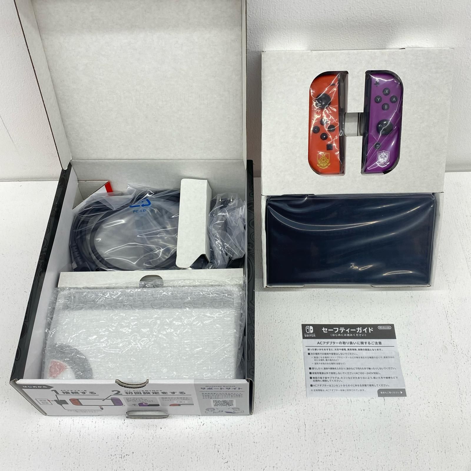 【物流センター】 中古  | 任天堂 ゲームハード 有機EL Nintendo Switch スカーレット・バイオレットモデル 【649】 物流センター】 中古 | 任天堂 ゲームハード 有機EL Nintendo Switch