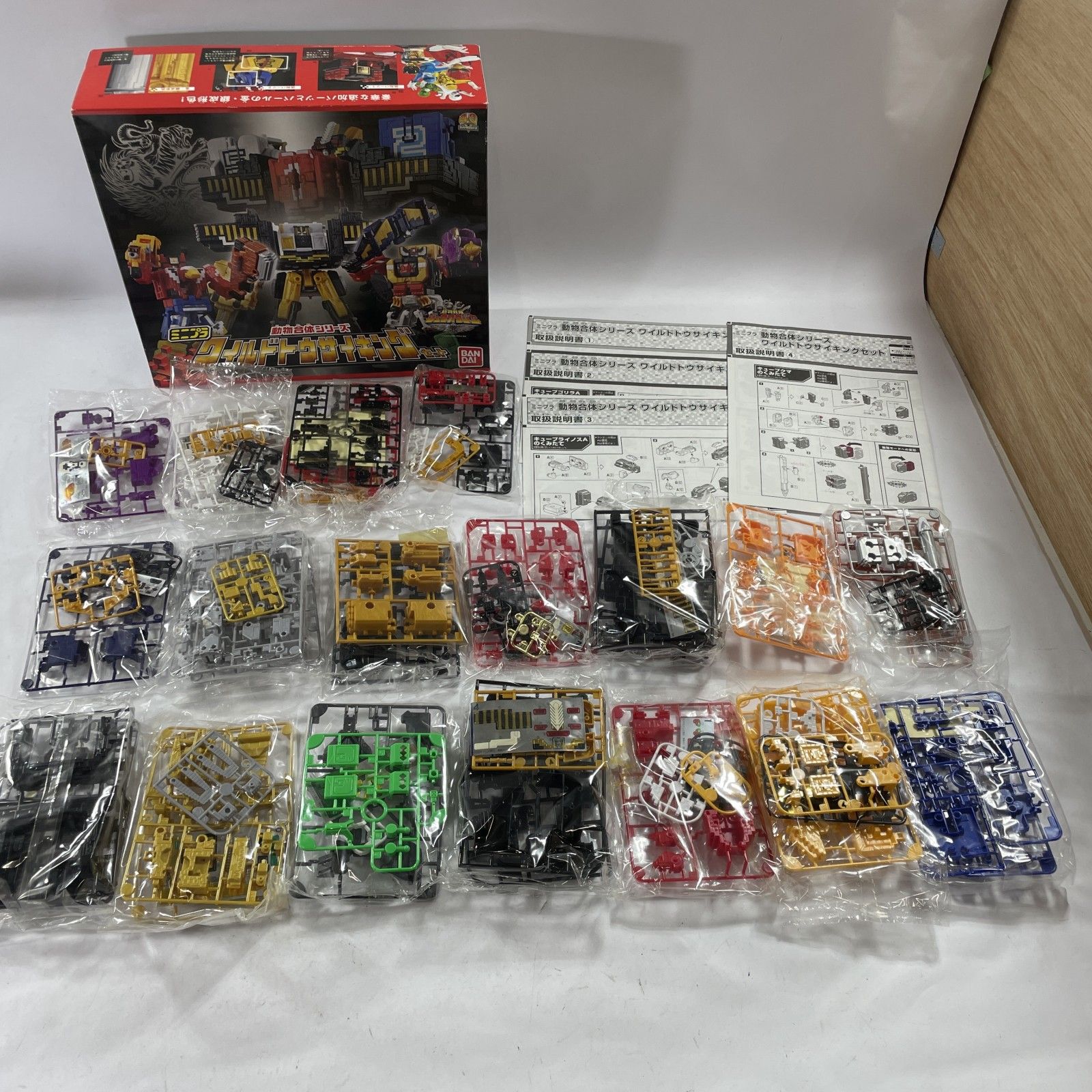 ☆ ミニプラ 動物戦隊ジュウオウジャー 動物合体シリーズ BANDAI 