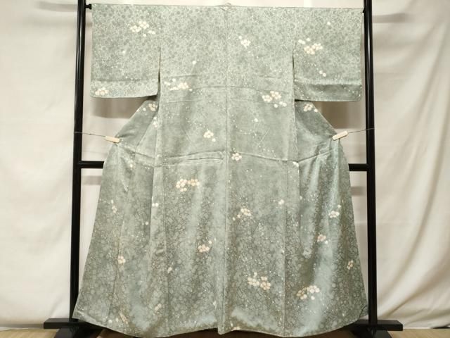 平和屋着物■上質な小紋　絞り　舞花文　金彩　正絹　逸品　CABF4252ev 平和屋着物□上質な小紋 絞り 流線舞花文 正絹 逸品 CAAZ5257evの通販