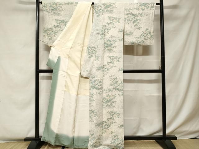 平和屋着物□上質な小紋 草花文 暈し染め 正絹 逸品 CABF4257ev - メルカリ