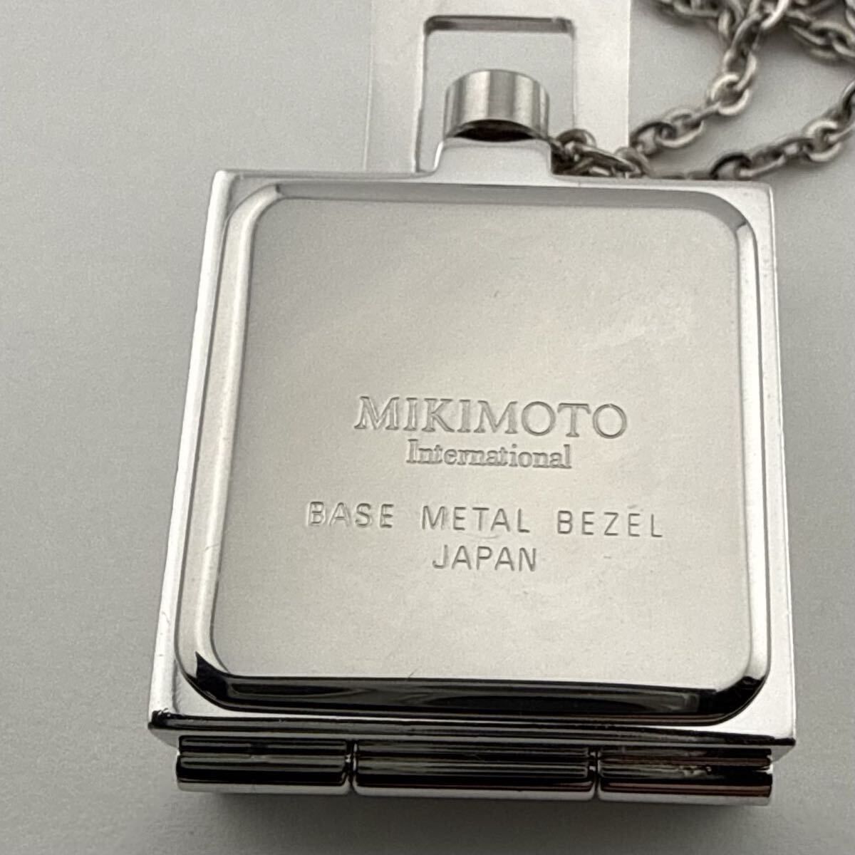 MIKIMOTO ミキモト クォーツ ペンダントウォッチ 懐中時計 稼働品 電池