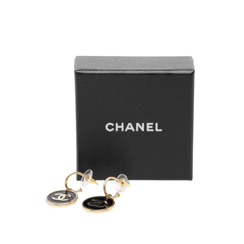 1円 CHANEL シャネル 06V ココマーク ピアス アクセサリー レディース 