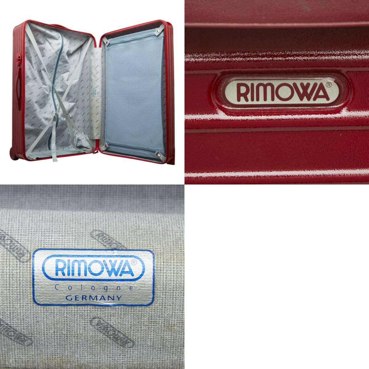【使用頻度極小】RIMOWA リモワ サルサ 60L レッド 2輪 元箱 美品 コレクション リモワ RIMOWA サルサ 60L スーツケース 赤 レッド SALSA