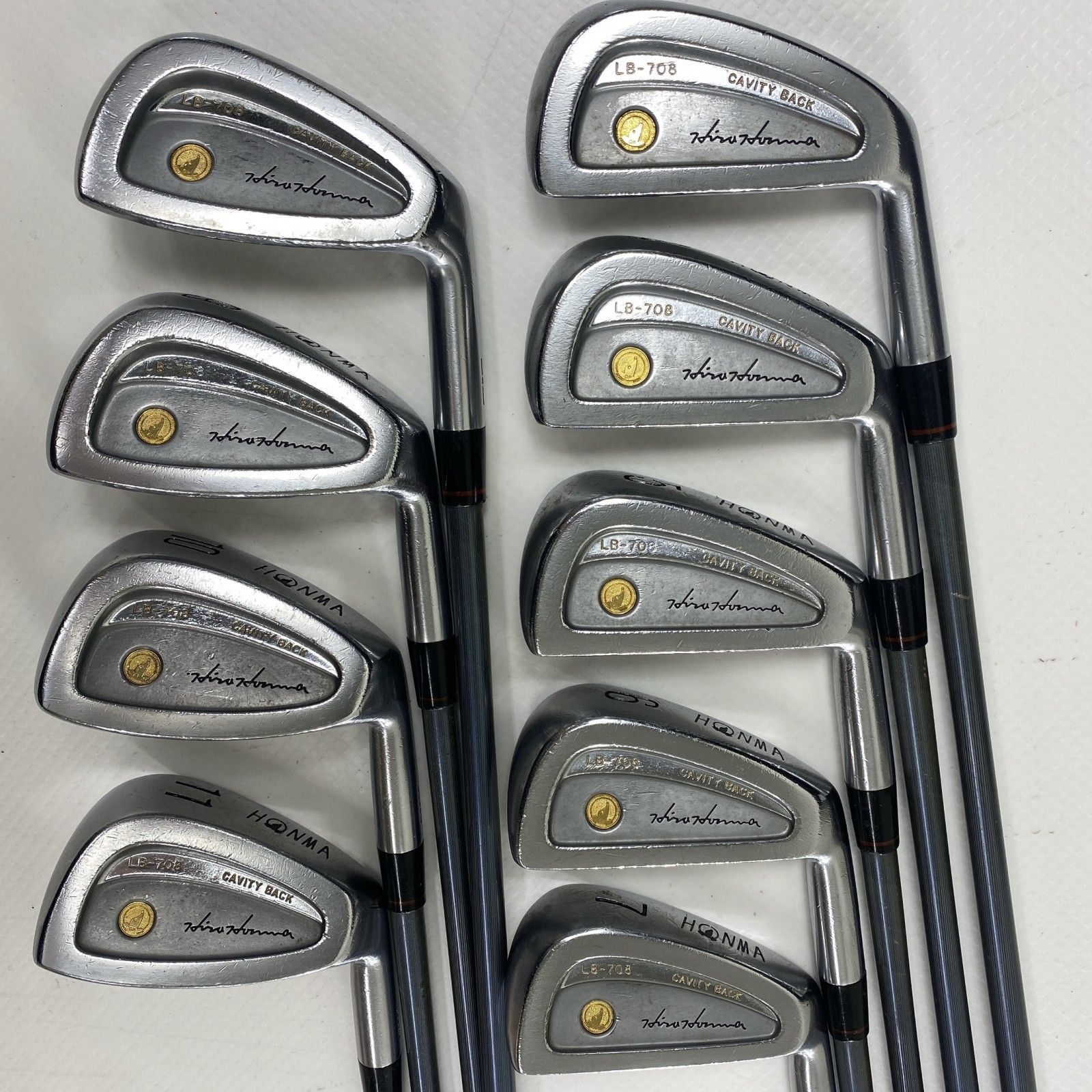 中古】ホンマ LB-708 キャビティバック 3-11I 9本セット アイアン 