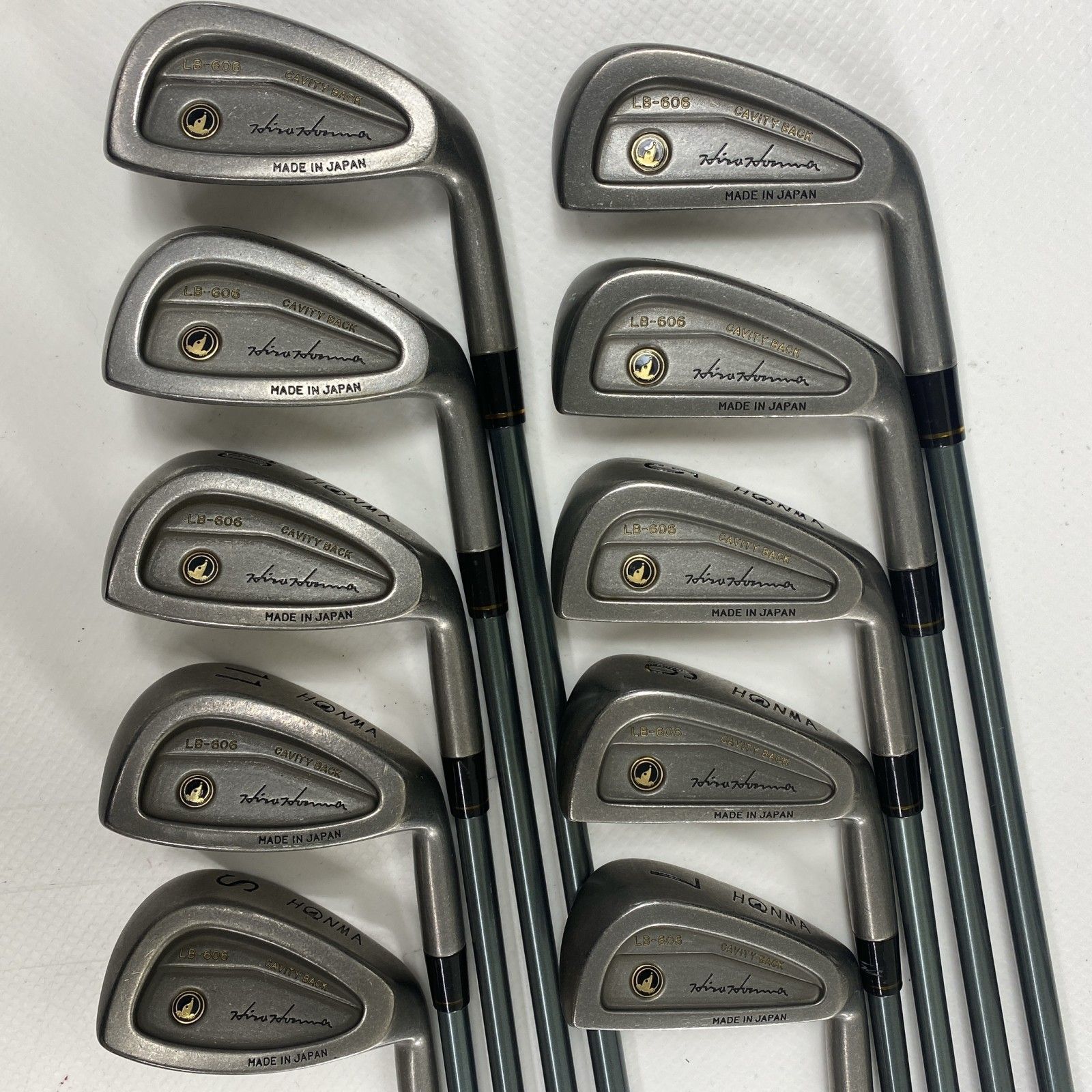 中古】ホンマ LB-606 キャビティバック 3-11I/SW 10本セット アイアン 