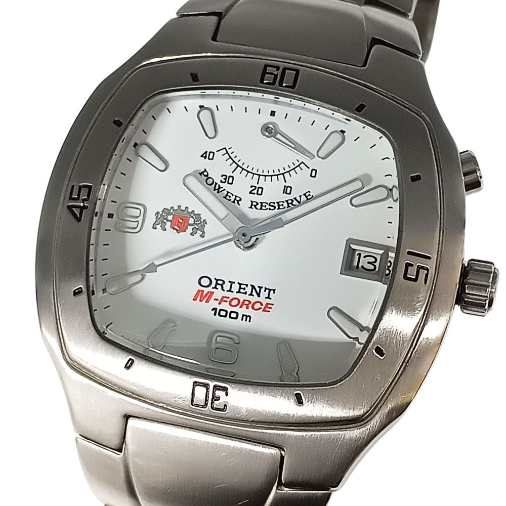 ORIENT オリエント M-FORCE パワーリザーブ 自動巻き メンズ 腕時計 正規品 / C1074 ORIENT オリエント M-FORCE パワーリザーブ 自動巻き メンズ 腕時計