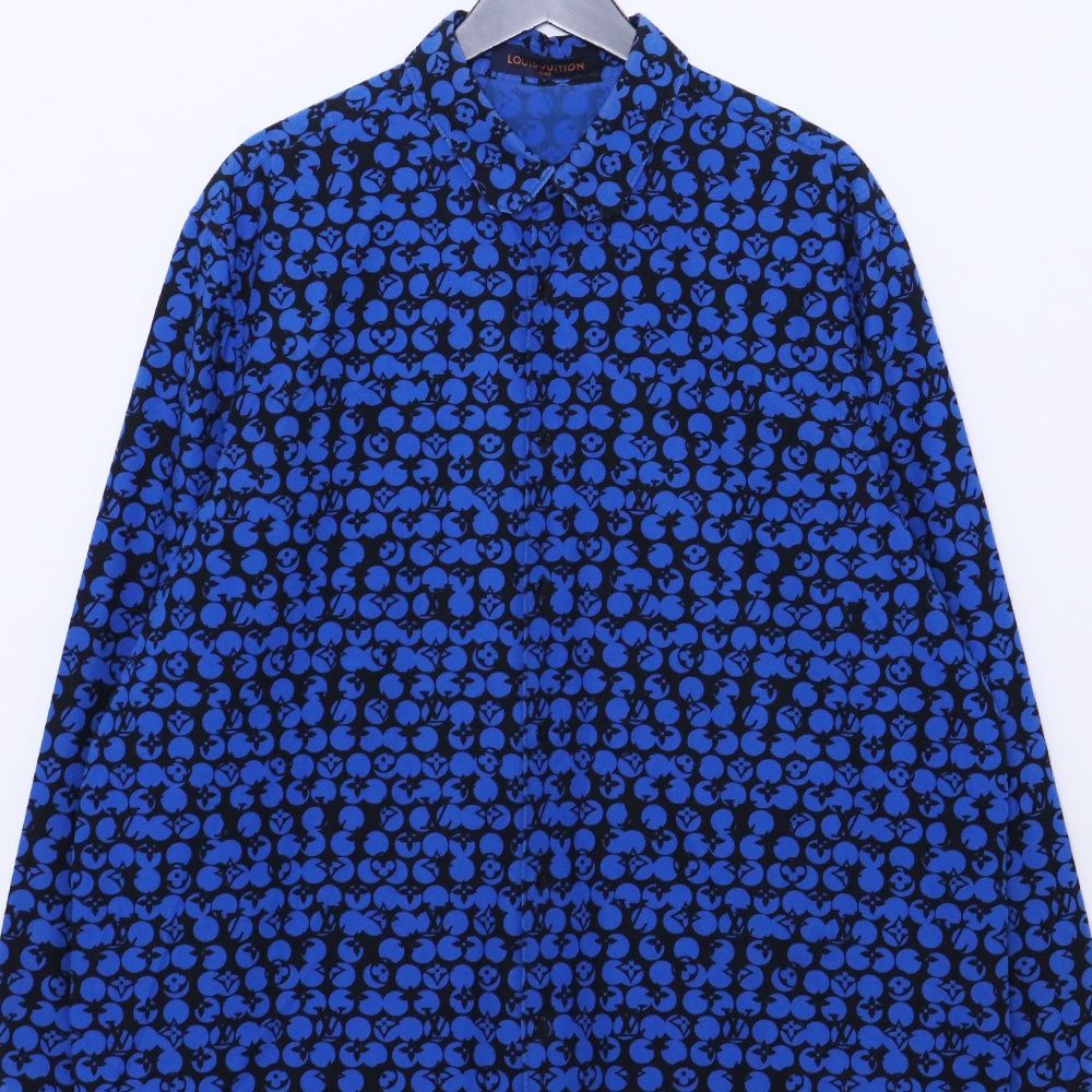 LOUIS VUITTON パーフォレーテッドモノグラム 長袖シャツ XLサイズ 