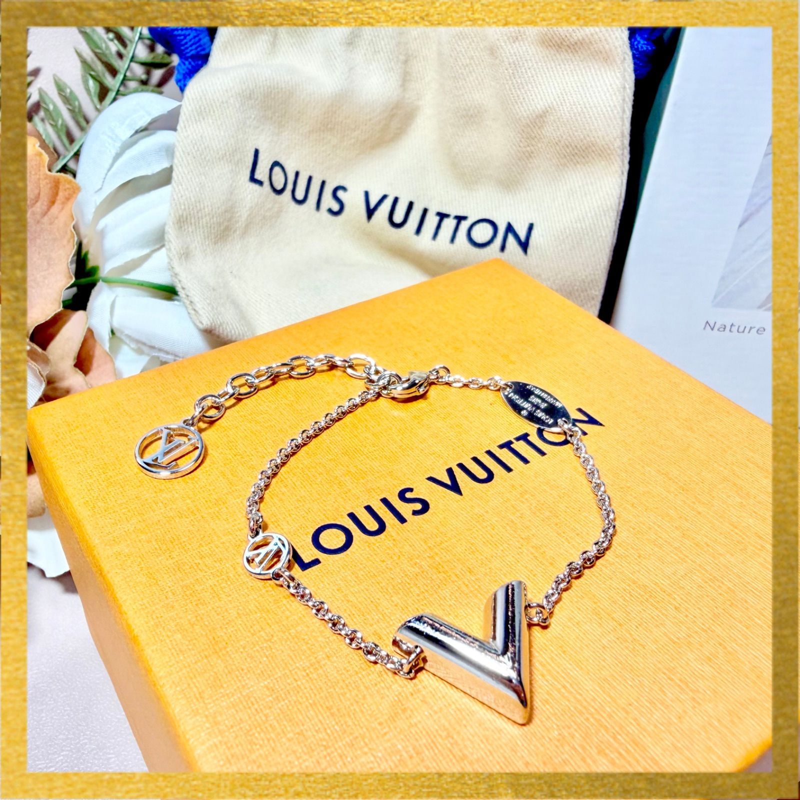 LOUIS VUITTON ルイ・ヴィトン/LVエセンシャルVブレス20cm/M61084 