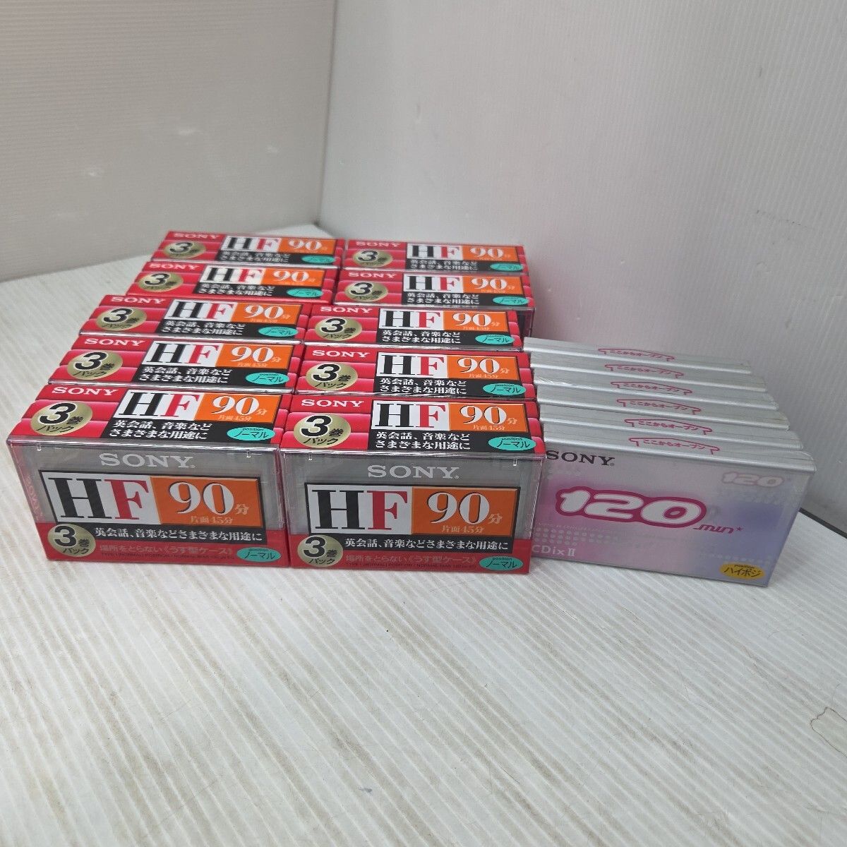S03649 ソニー カセットテープ HF 90 120 S03649 ソニー カセットテープ HF 90 120 CDix II C-120CDX2H 3C-90HFA