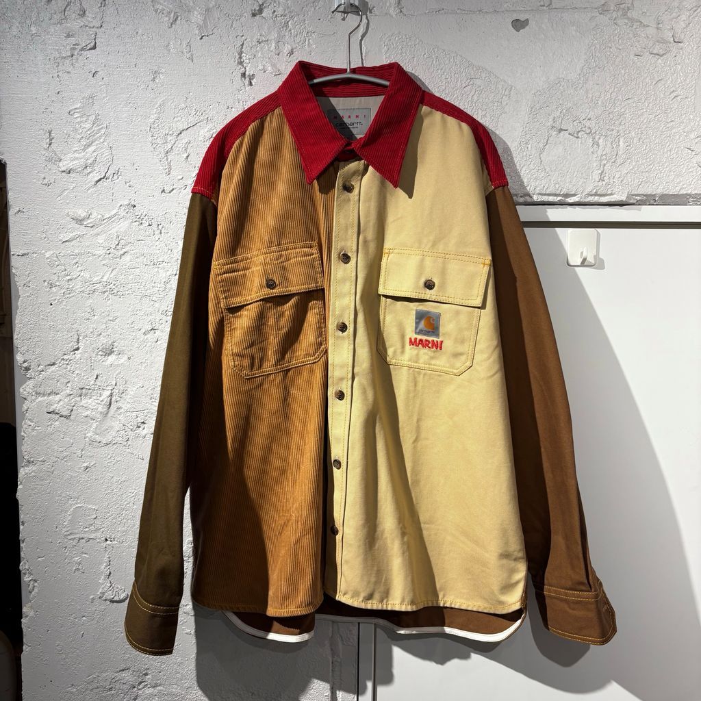 メンズ MARNI × Carhartt マルニ カーハート 23SS COLOUR BLOCK OVER