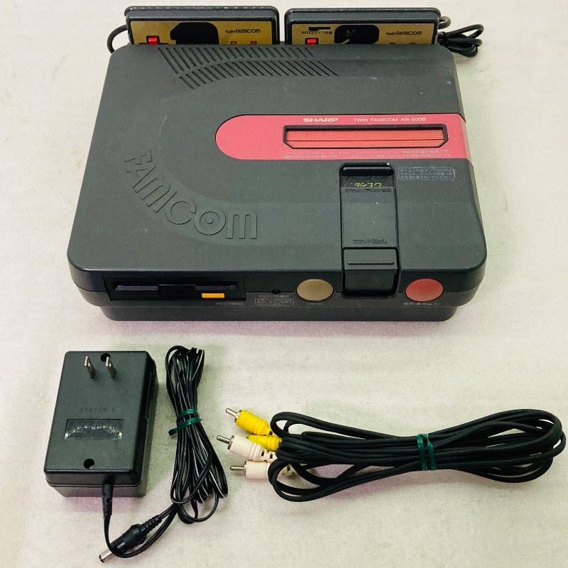 【カセットのみ動作確認済み】シャープ ファミリーコンピュータ ツインファミコン AN-500B GP5