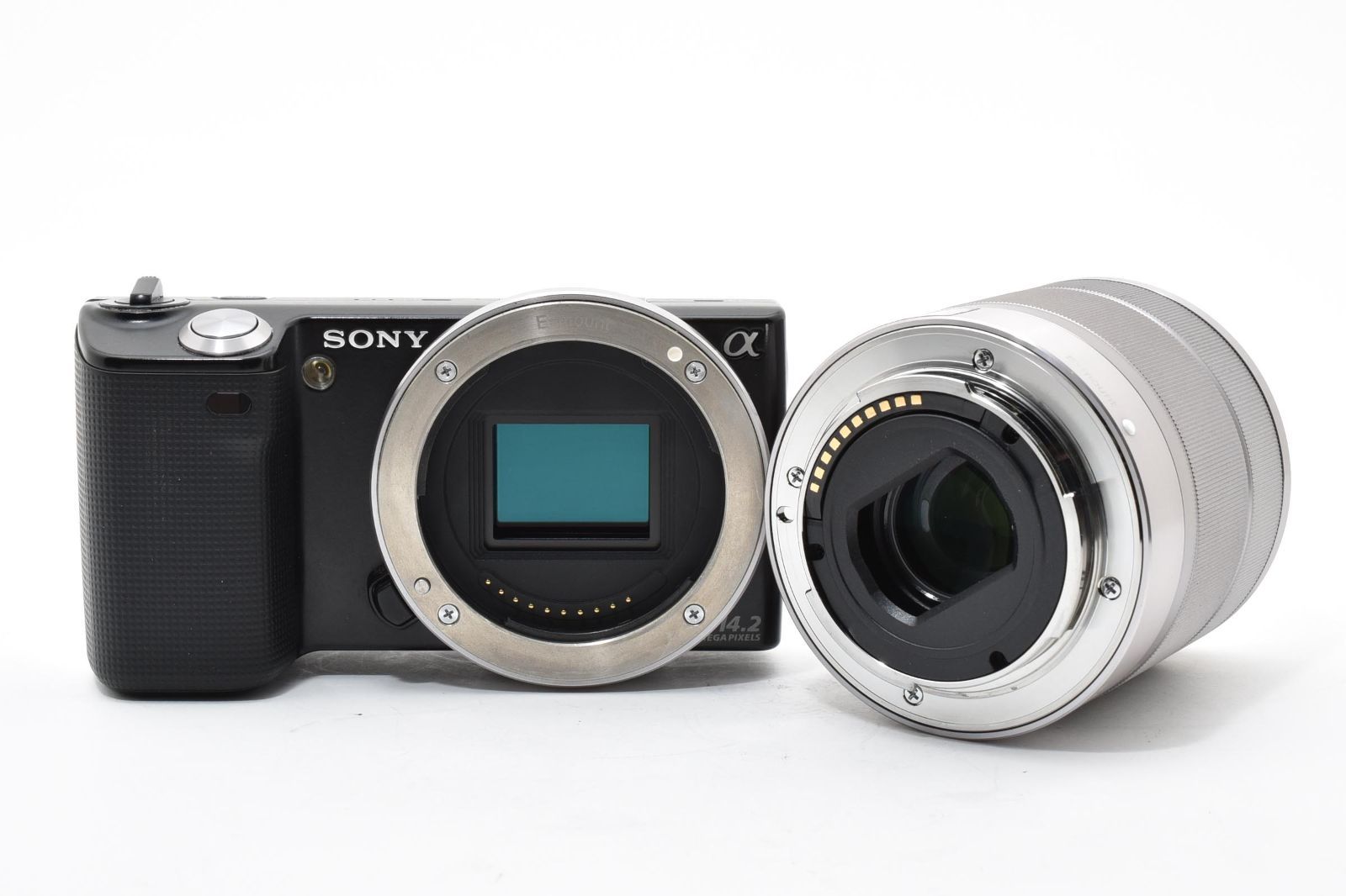良品] SONY α NEX-5 ソニー E 3.5-5.6/18-55 OSS SEL1855 ミラーレス