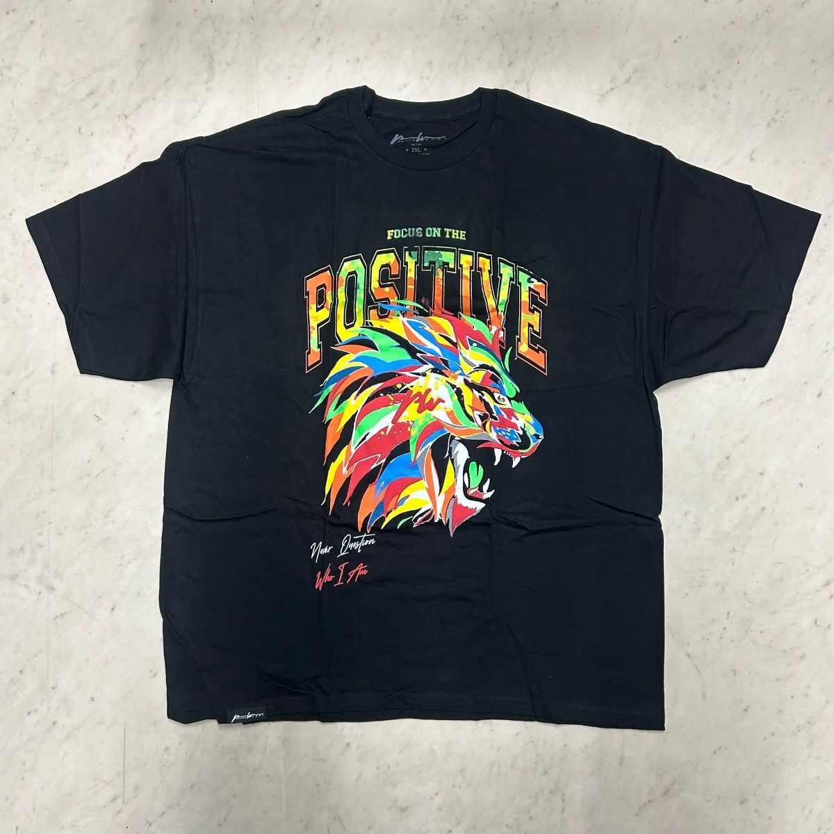LA発 Positive Wear Clothing ポジティブウェア クロージング Lion Roar Tシャツ (PWT46B)