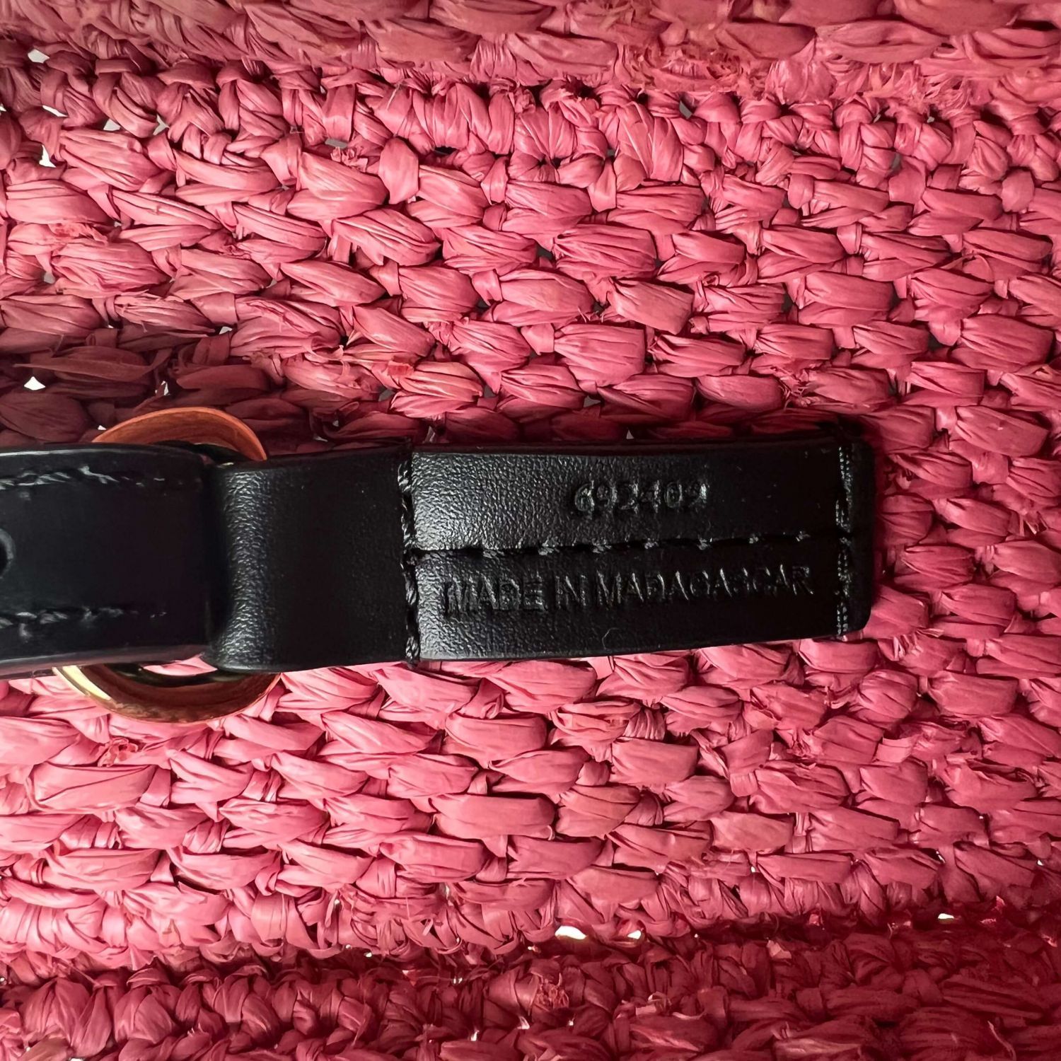 中古】 LOEWE ロエベ ALF1V46X01 フォント トート ミニ（ラフィア