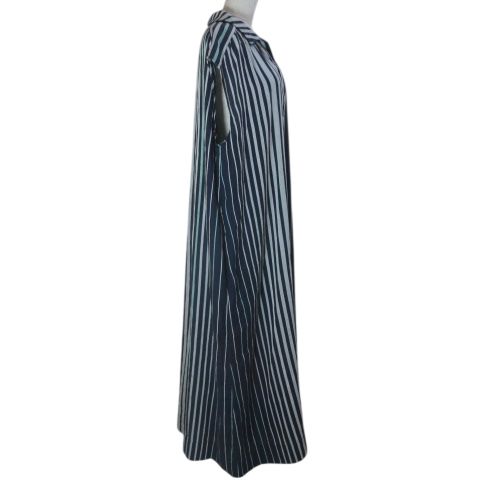 ヌキテパ NE QUITTEZ PAS! C.Voile Stripe Panel Sleeveless Dress