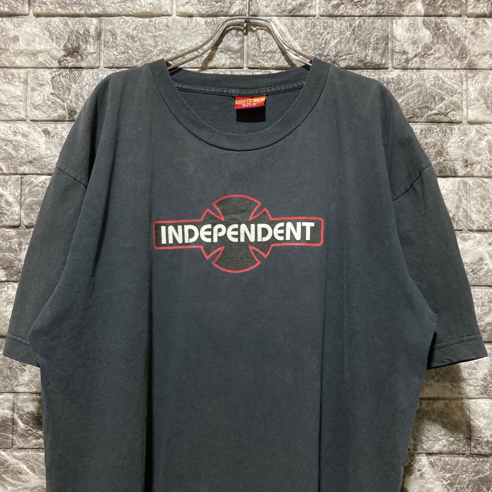 INDEPENDENT Tシャツ USA製 NHS カラータグ XL インディペンデント 超