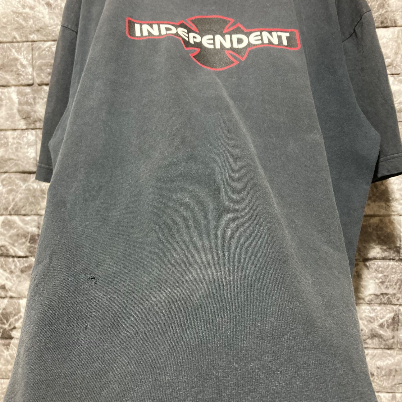 INDEPENDENT Tシャツ USA製 NHS カラータグ XL インディペンデント 超 