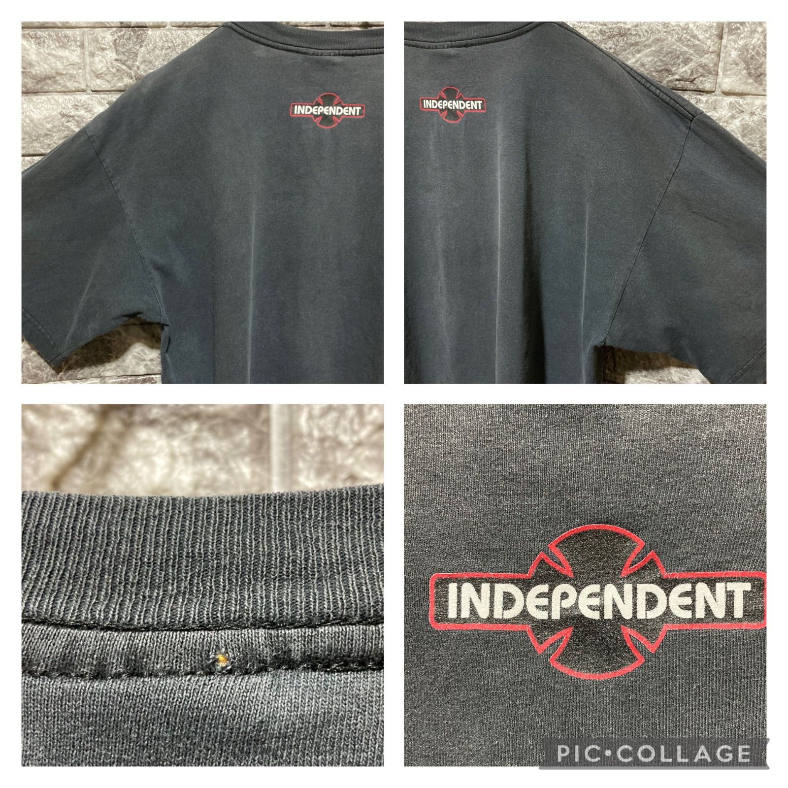 INDEPENDENT Tシャツ USA製 NHS カラータグ XL インディペンデント 超 