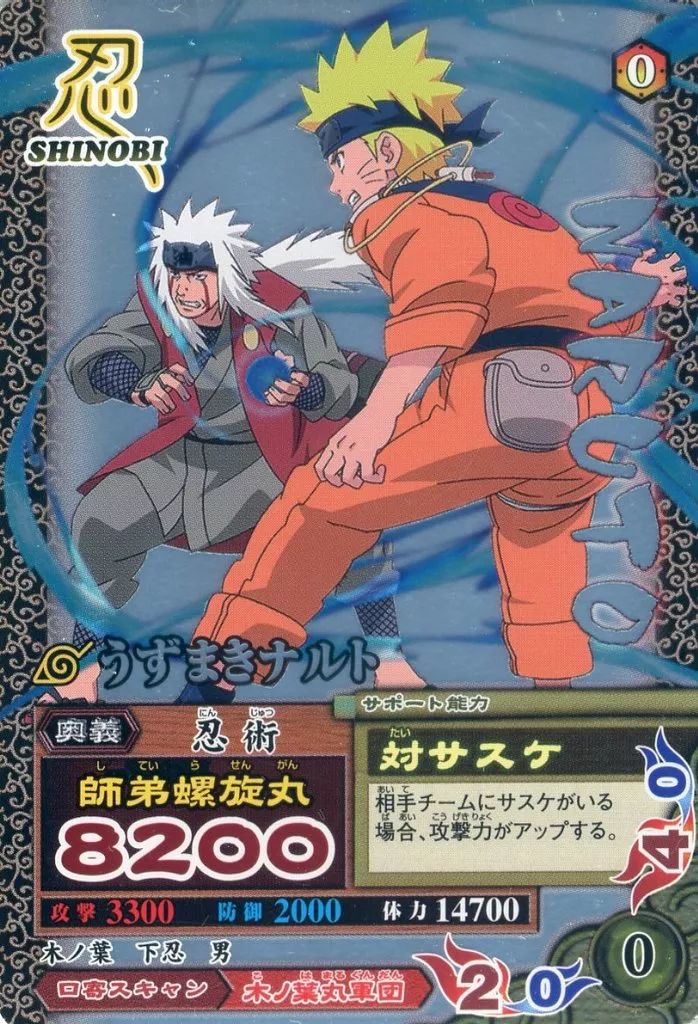 中古】NARUTOデータカードダス NM-190[激レア]：うずまきナルト - メルカリ