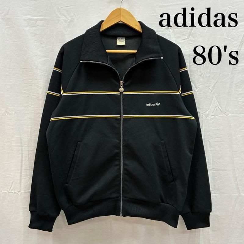 アディダス 80s 西ドイツタグ デサント製 トラックジャケット ジャージ