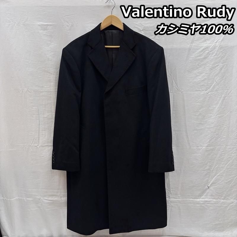 未使用級⭐︎VALENTINO Rudy ピュアカシミヤ 撥水比翼チェスターコート 古着 Valentino Rudy ヴァレンティノ ルディ 100％ ピュア カシミヤ