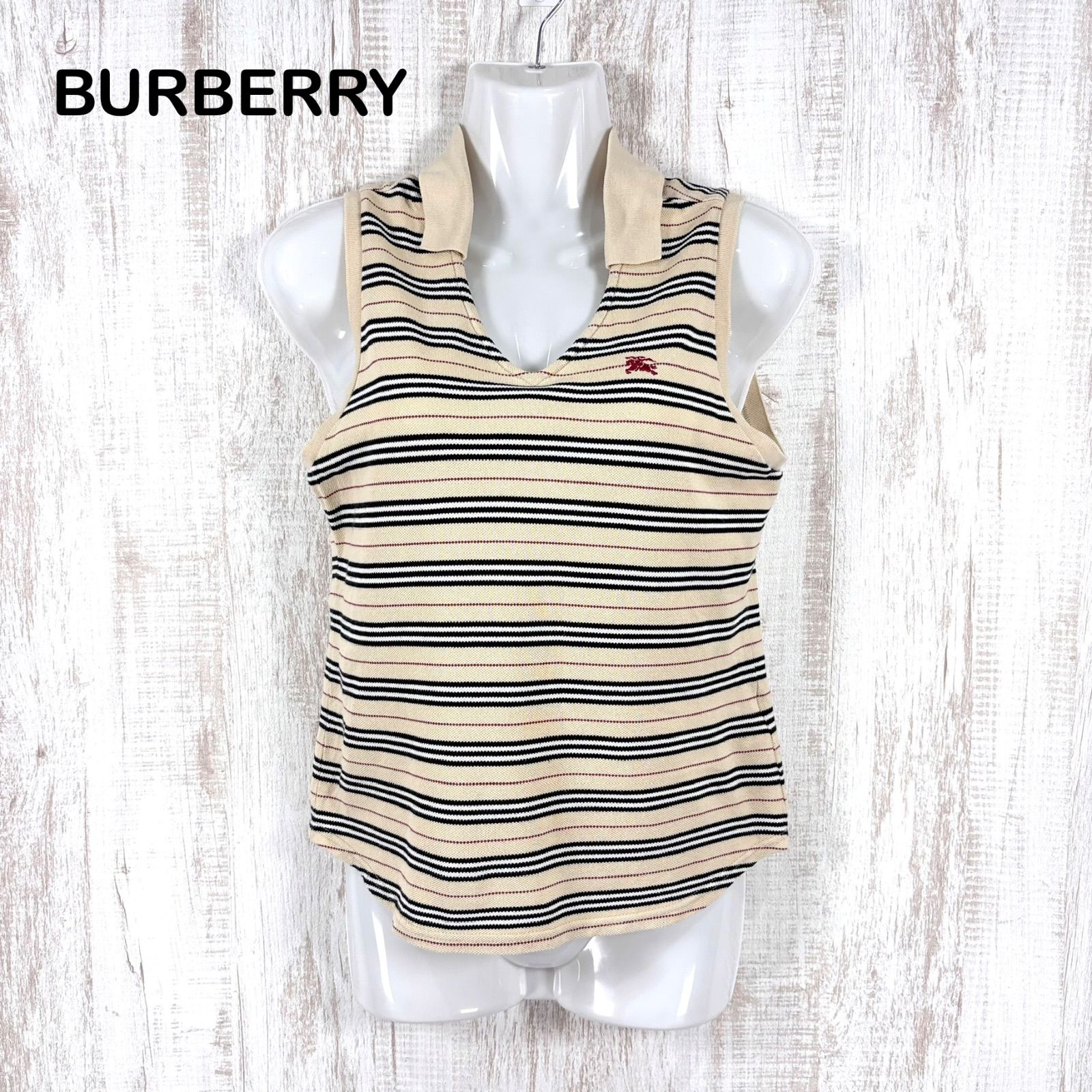 00s BURBERRY LONDON バーバリーロンドン ホースロゴ刺繡 定番カラー 