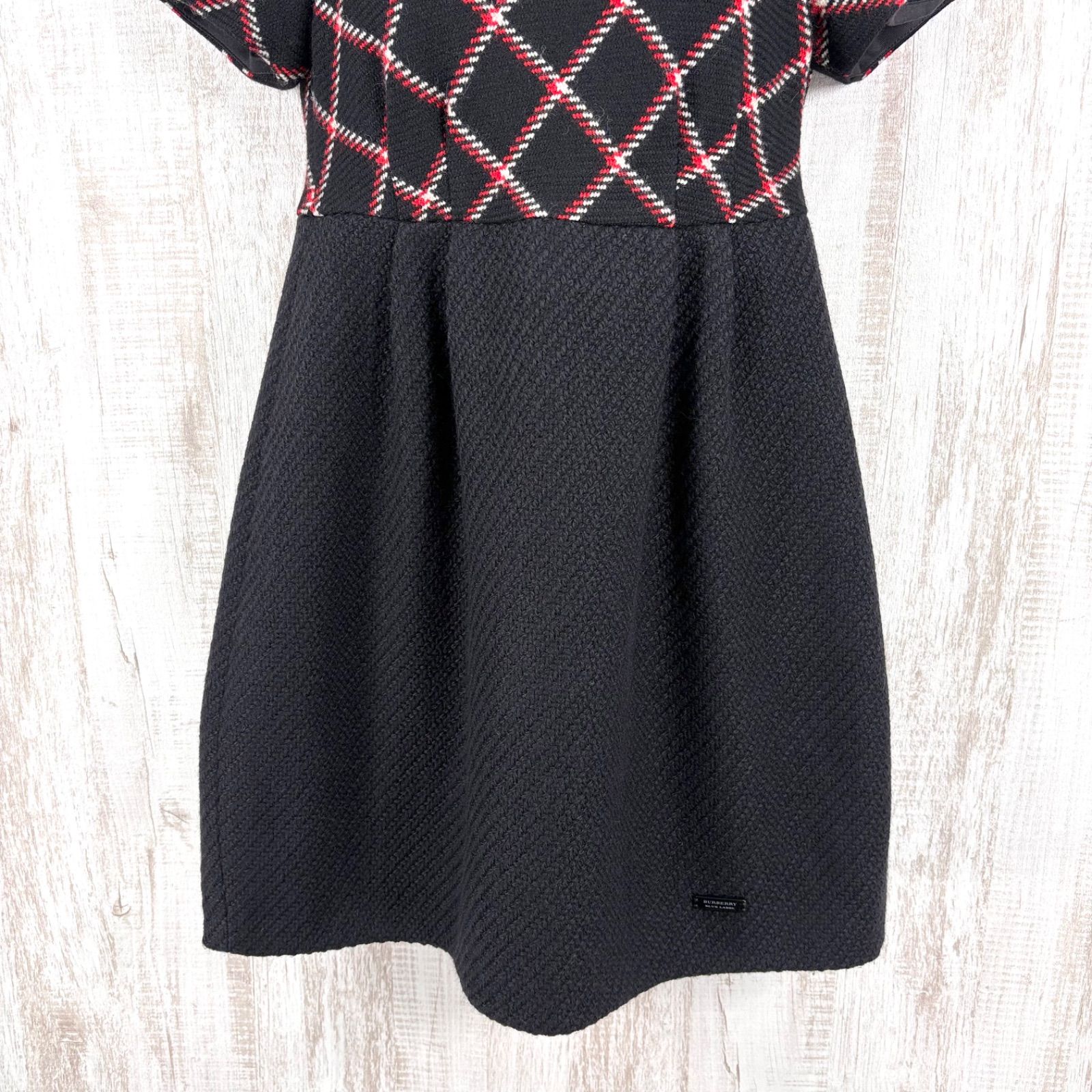 美品 BURBERRY BLUE LABEL バーバリーブルーレーベル チェック 切替