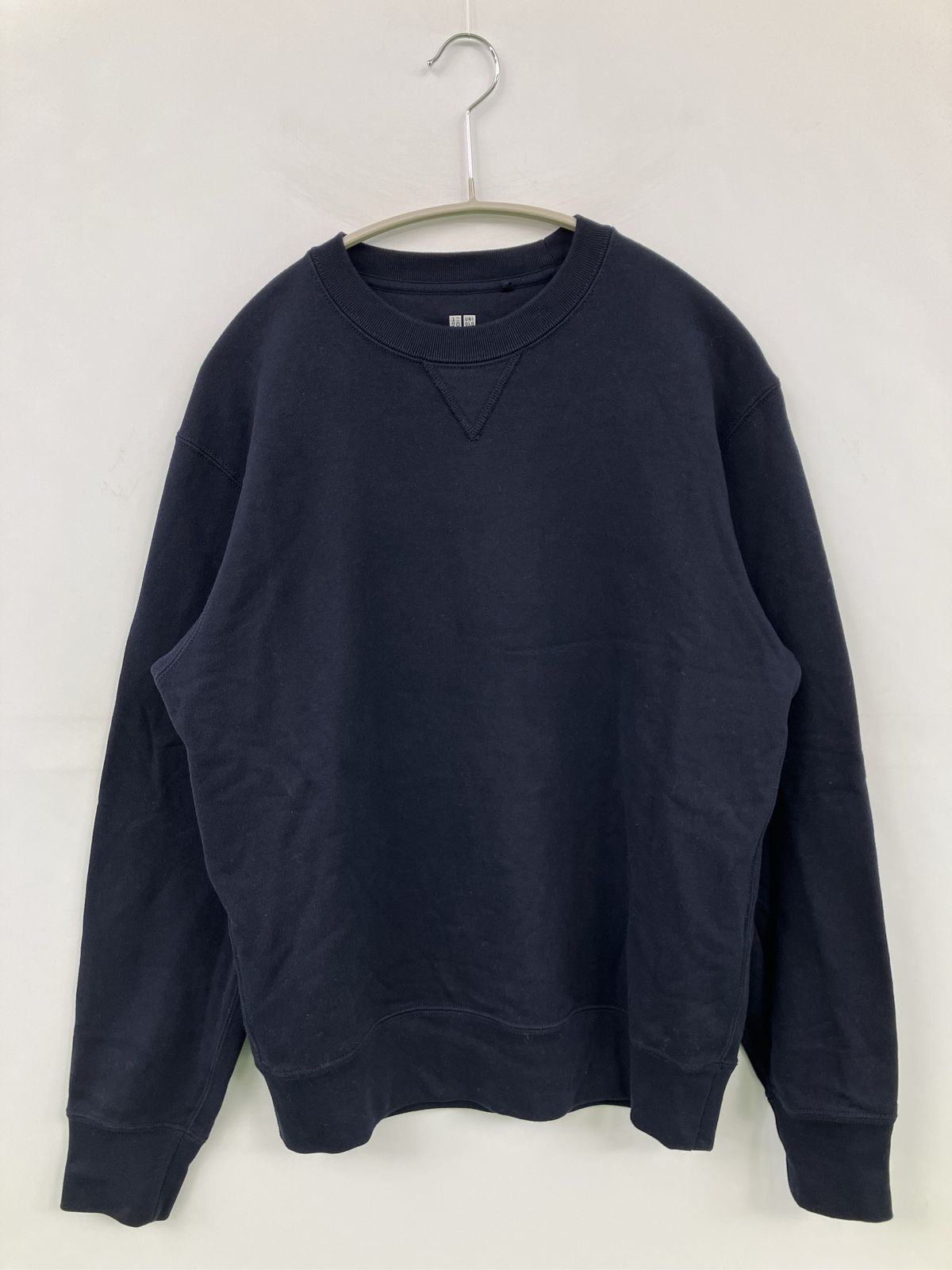 UNIQLO ユニクロ スウェット S ネイビー コットン スウェット 無地 