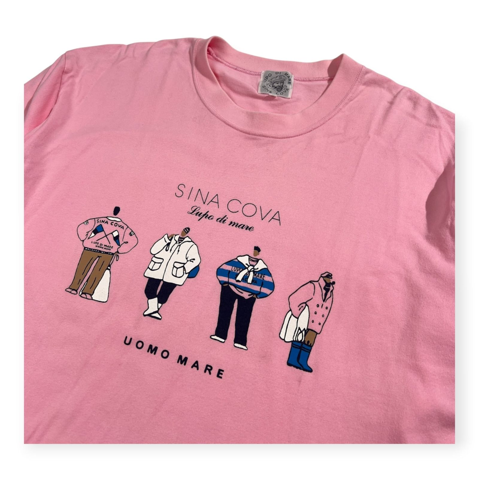SINA COVA ピンク ポロシャツ LL 5分袖 ボタンダウンポロシャツ 22110510
