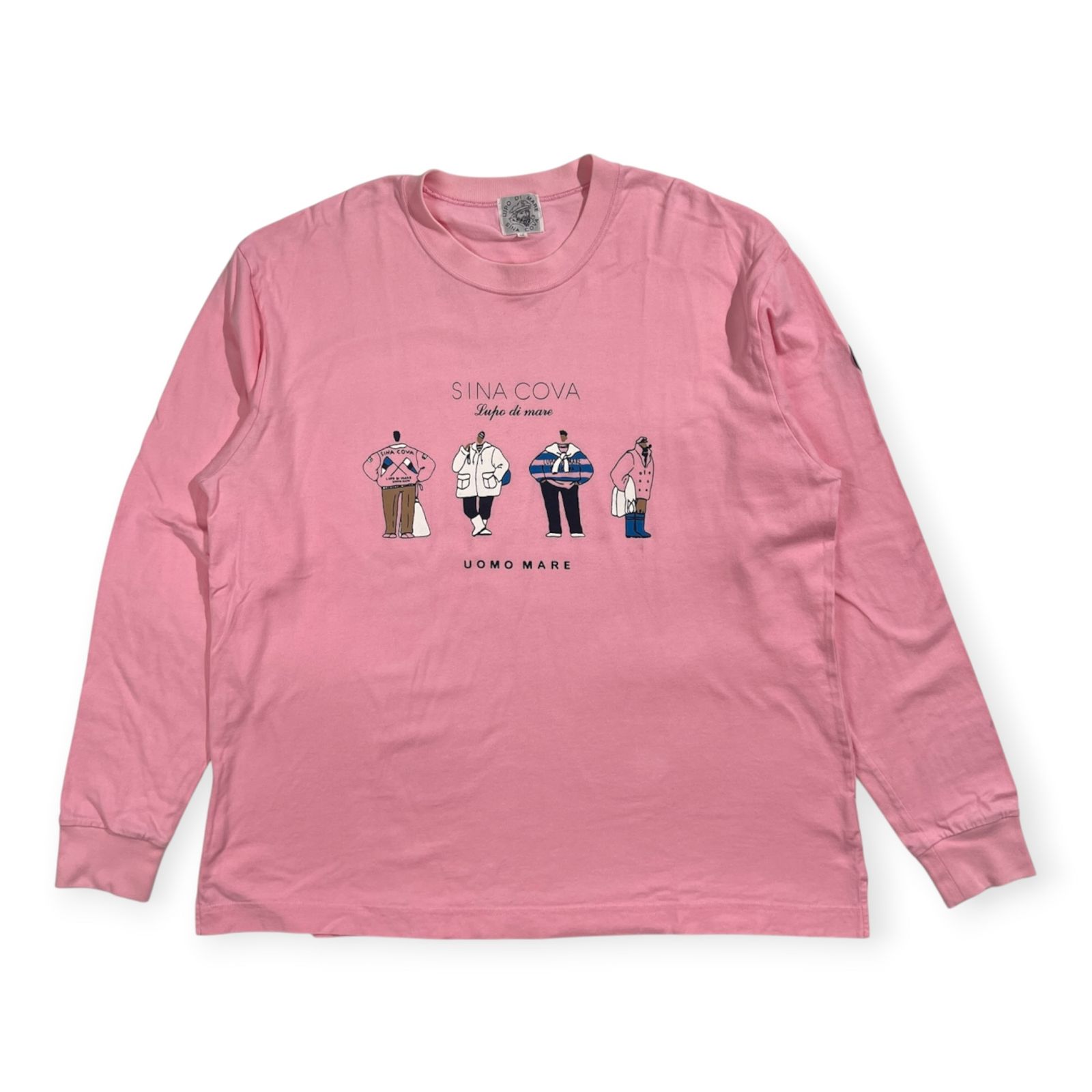 SINA COVA シナコバ プリント 長袖Tシャツ カットソー サイズ LL 